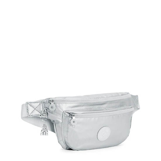 Kipling Yasemina Extra Large Metallic Midjeveske Sølv | NO 2199OK